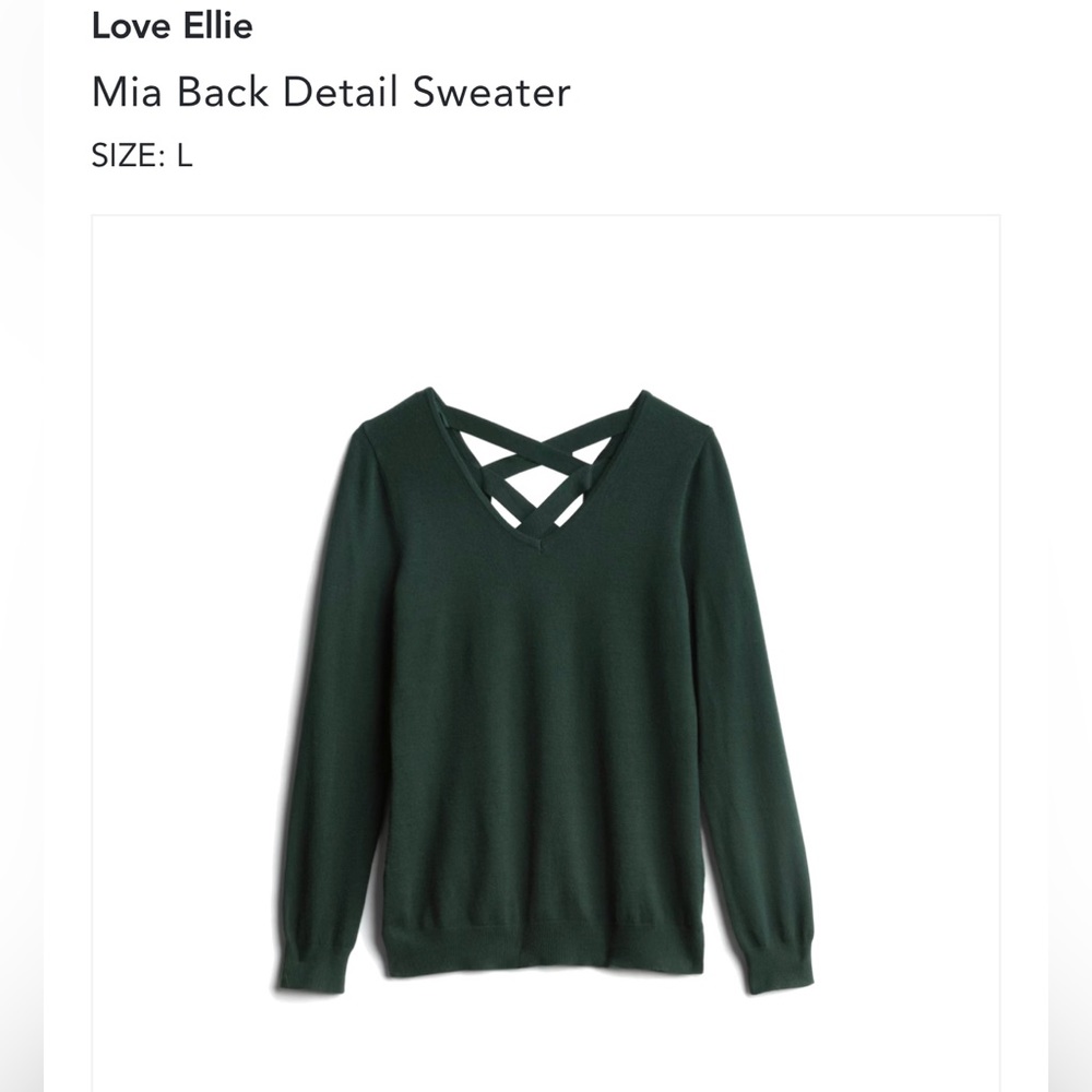 Mia Back Detail Sweater